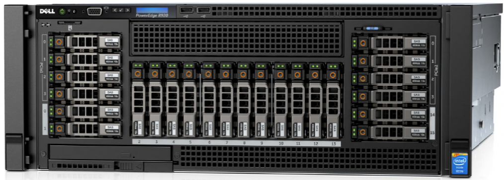 MÁY CHỦ SERVER DELL POWEREDGE R920 E7-4809 v2 Processor 1.9GHz